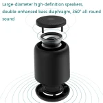 F9 TWS Mini Portable Bluetooth Speaker Support TF Card, No FM-Black, No FM-Blue, No FM-Red - Image 3