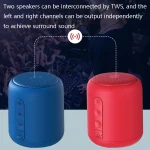 F9 TWS Mini Portable Bluetooth Speaker Support TF Card, No FM-Black, No FM-Blue, No FM-Red - Image 6