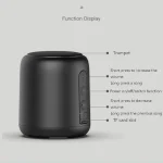 F9 TWS Mini Portable Bluetooth Speaker Support TF Card, No FM-Black, No FM-Blue, No FM-Red - Image 7