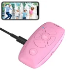 S86 Car Key Shape Multifunctional Bluetooth Selfie Video Remote Control, S86 Pink, S86 Black, S86 White