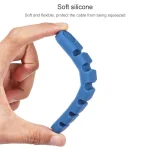 6 Holes Bear Silicone Desktop Data Cable Organizing And Fixing Device, 6 Holes - Image 2