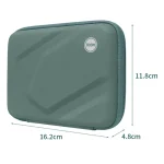 BUBM BM010D1011 Mobile Hard Drive Shockproof EVA Hard Storage Bag, Green, Black, Pink, Taro Purple - Image 3