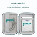 BUBM BM010D1011 Mobile Hard Drive Shockproof EVA Hard Storage Bag, Green, Black, Pink, Taro Purple - Image 5