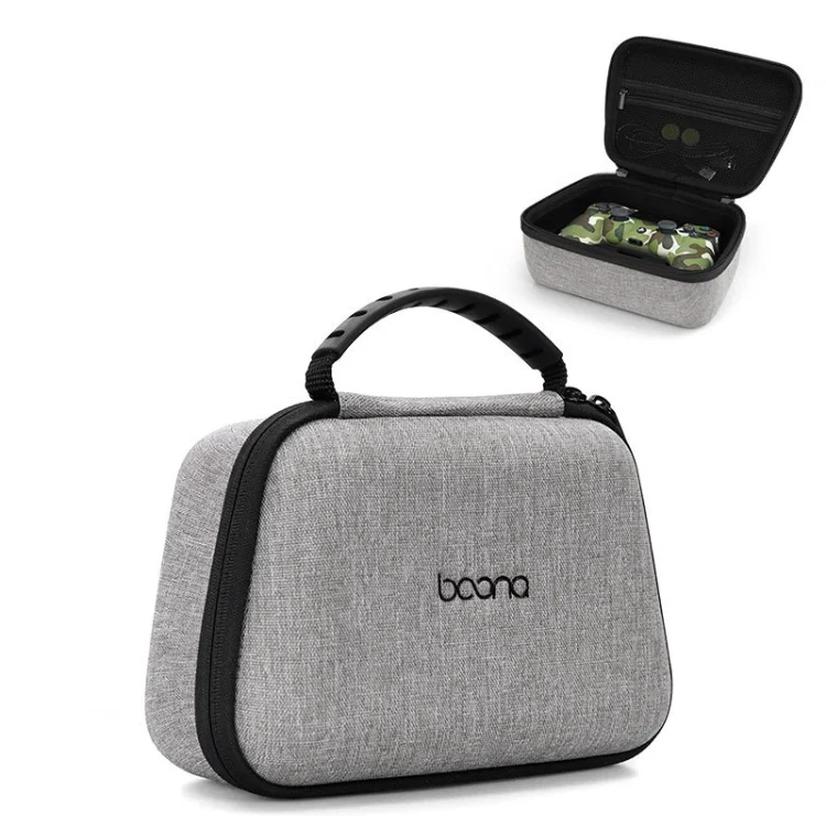 Baona EVA Hard Shell Gamepad Storage Bag For PS5 / PS4 / Xbox / Switch Pro, Style:, Single-layer Gray, Single-layer Black, Double-layer Gray, Double-layer Black