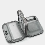 Baona BN-D004 Double-layer Data Cable Storage Bag Digital Accessories Finishing Bag, Grey, Black - Image 4