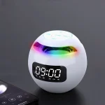 ZXL-G90 Portable Colorful Ball Bluetooth Speaker, Style:, AI Voice Version (Black), AI Voice Version (White), AI Voice Version (Pink), Clock Version (White), Sensor Version (Black)...