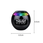 ZXL-G90 Portable Colorful Ball Bluetooth Speaker, Style:, AI Voice Version (Black), AI Voice Version (White), AI Voice Version (Pink), Clock Version (White), Sensor Version (Black)... - Image 3