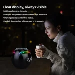 ZXL-G90 Portable Colorful Ball Bluetooth Speaker, Style:, AI Voice Version (Black), AI Voice Version (White), AI Voice Version (Pink), Clock Version (White), Sensor Version (Black)... - Image 7