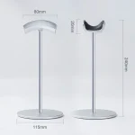 Metal Display Desktop Stand for Headset, Red, Black, Silver - Image 3