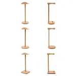 AM-EJZJ001 Desktop Solid Wood Headset Display Stand, Style:, A, B, C, D, E, F - Image 2