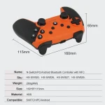 HS-SW520 3 In 1 Gamepad For Switch / PC / Android, Yellow, Red, Black, Orange - Image 5