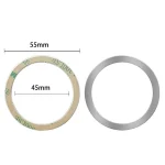Ring Car Magnetic Suction Wireless Charger Lead Magnetic Ring Back Sticker, Color: Silver, Silver, Black - Image 7