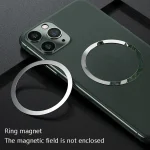 Ring Car Magnetic Suction Wireless Charger Lead Magnetic Ring Back Sticker, Color: Silver, Silver, Black - Image 4
