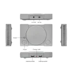 8-Bit Mini Double Players TV Game Console Built-in 620 Games, PS1 mini (US Plug), PS1 mini (EU Plug) - Image 3