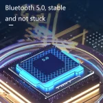 WH-J08 Home Portable Mini Bluetooth Speaker with Night Light, Basic Style, Clock Style - Image 2