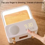 WH-J08 Home Portable Mini Bluetooth Speaker with Night Light, Basic Style, Clock Style - Image 4