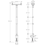 P67 Desktop Folding Mobile Phone Chuck Holder For 4-13 Inch Mobile Phone/Tablet, Silver, Grey - Image 3