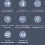 S720 Neck-Mounted Bluetooth Headphone Support TF Card - Image 3