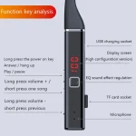 S720 Neck-Mounted Bluetooth Headphone Support TF Card - Image 6