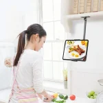 WS-2 Wall-Mounted Folding Telescopic Holder For Mobile Phone And Tablet, WS-2 (White), WS-2 (Black Gray) - Image 7