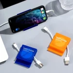 2 Sets Portable Mobile Phone Data Cable Storage Box - Image 2