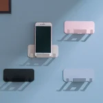 2 PCS  Punch-Free Wall-Mounted Rack Mobile Phone Charging Holder - Image 2