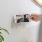 2 PCS  Punch-Free Wall-Mounted Rack Mobile Phone Charging Holder - Image 7