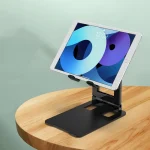 Desktop Foldable Liftable Anti-Skid Mobile Phone And Tablet Stand, Black, White