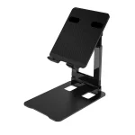 Desktop Foldable Liftable Anti-Skid Mobile Phone And Tablet Stand, Black, White - Image 4