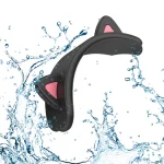 Cat-Ear Silicone Beam Cover For AirPods Max, Black, White - Image 3