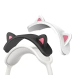 Cat-Ear Silicone Beam Cover For AirPods Max, Black, White - Image 4