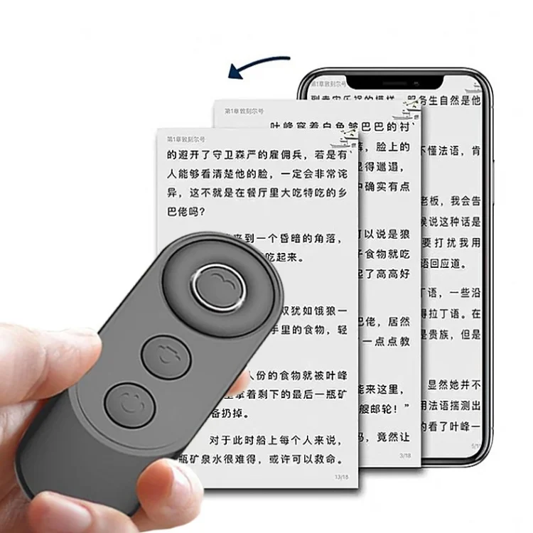 TBD0601960401_B2.webp Mobile Phone Bluetooth Selfie Remote Control, Elegant Black - Image 3