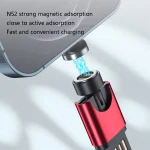 USB Portable Magnetic Adapter, Random Colors Delivery, Data Function, Charging Function - Image 4