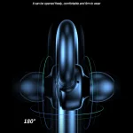 M99 Bluetooth V5.2 Single Earhook Business Headphone, Black, Pink, Black+Red, Black+Blue, Black+White - Image 3