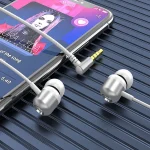 2 PCS TS6000 3.5mm Metal Elbow In-Ear Wired Control Earphone with Mic, White, Red, Green, Black - Image 7