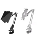203B Snap-On Lazy Mobile Phone Bracket Bedside Desktop Tablet Bracket, Black, White - Image 2