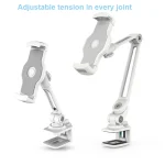 203B Snap-On Lazy Mobile Phone Bracket Bedside Desktop Tablet Bracket, Black, White - Image 5