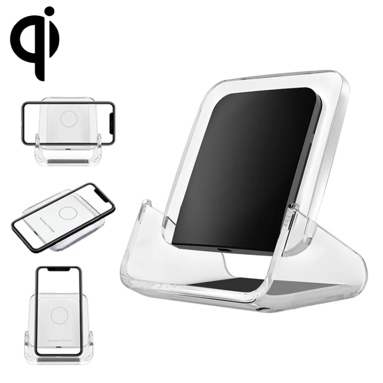 A9191 3 in 1 Multifunctional Vertical Wireless Charger, Black, White, Blue