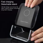 A9191 3 in 1 Multifunctional Vertical Wireless Charger, Black, White, Blue - Image 6