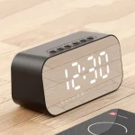 Havit M3 Subwoofer Mini Mirror Clock Bluetooth Speaker, Spsc:, 1200mAh (Black）, 1200mAh (White), 2200mAh (Black), 2200mAh (White) - Image 7