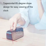 Havit M3 Subwoofer Mini Mirror Clock Bluetooth Speaker, Spsc:, 1200mAh (Black）, 1200mAh (White), 2200mAh (Black), 2200mAh (White) - Image 2