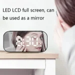 Havit M3 Subwoofer Mini Mirror Clock Bluetooth Speaker, Spsc:, 1200mAh (Black）, 1200mAh (White), 2200mAh (Black), 2200mAh (White) - Image 4