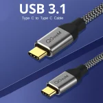 QGeeM QG-CC03 Type-C to Type-C USB3.1 Data Cable, Length:, 1.2m, 1.8m - Image 2
