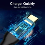 QGeeM QG-CC03 Type-C to Type-C USB3.1 Data Cable, Length:, 1.2m, 1.8m - Image 4