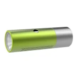 BT201 Small Steel Gun Flashlight Bluetooth Speaker Outdoor Waterproof Metal Small Speaker, Blue, Black, Gold, Green - Image 3