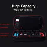 CHKJOK Game Console Bracket Function EVA Protective Sleeve For Switch Oled, Black, Gray - Image 4