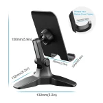 Portable Foldable Rotary Desktop Bracket Silicone Non-Slip Mobile Phone Bracket - Image 3