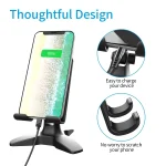 Portable Foldable Rotary Desktop Bracket Silicone Non-Slip Mobile Phone Bracket - Image 5