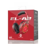 EL-A2 Gaming Ambient Light Folding Wireless Bluetooth Headset, Black, Pink, Red - Image 7