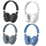VJ087 Folding Wireless Sports Bluetooth Gaming Headset, Black, White, Grey, Blue - Image 2